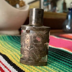Antique Sterling Silver Perfume Bottle